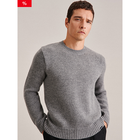 Rundhals Pullover Regular